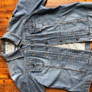 Chico's Platinum Woman's Jean Jacket